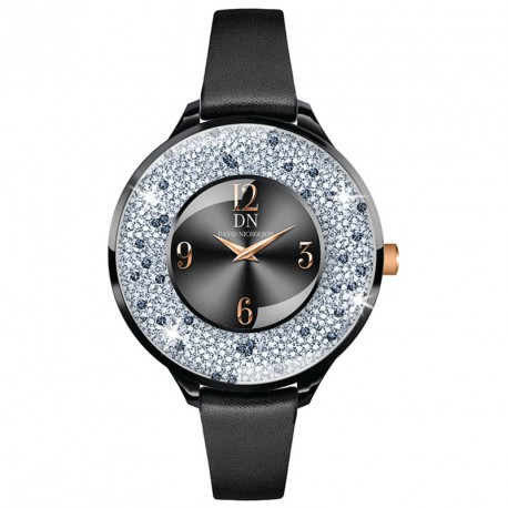Victoria (Pelle) Nero Sunray/Rosegold