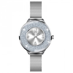 Victoria (Milanese) Light Silver Sunray/Silver