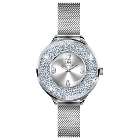 Victoria (Milanese) Light Silver Sunray/Silver