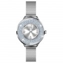 Victoria (Milanese) Light Silver Sunray/Silver